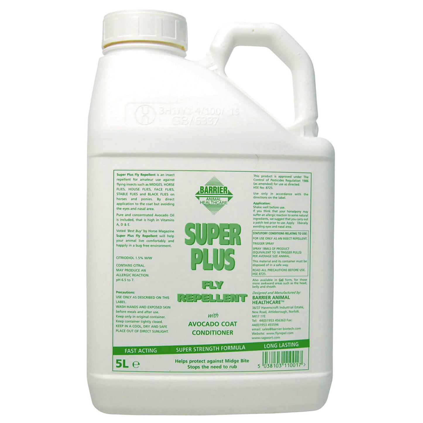 Barrier Animal Health Super Plus Fly Repellent