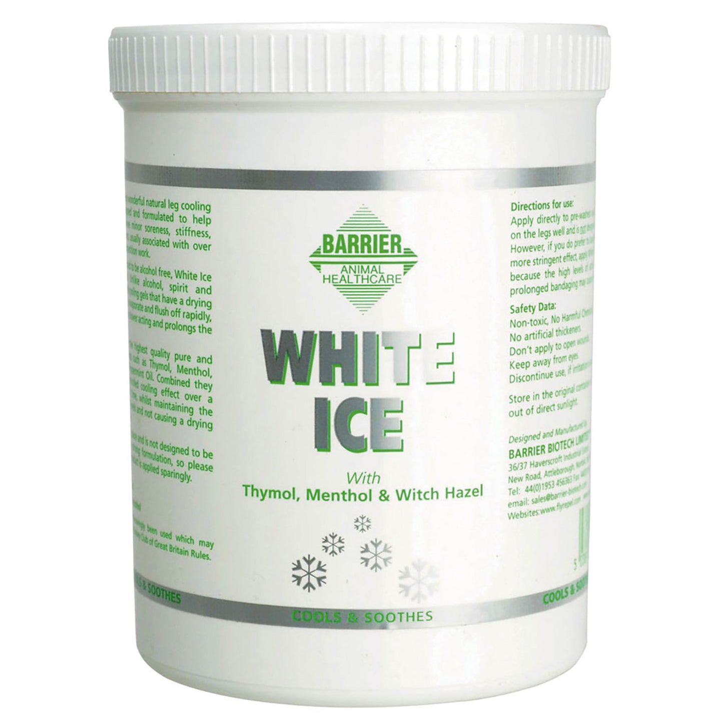 Barrier Animal Health White Ice