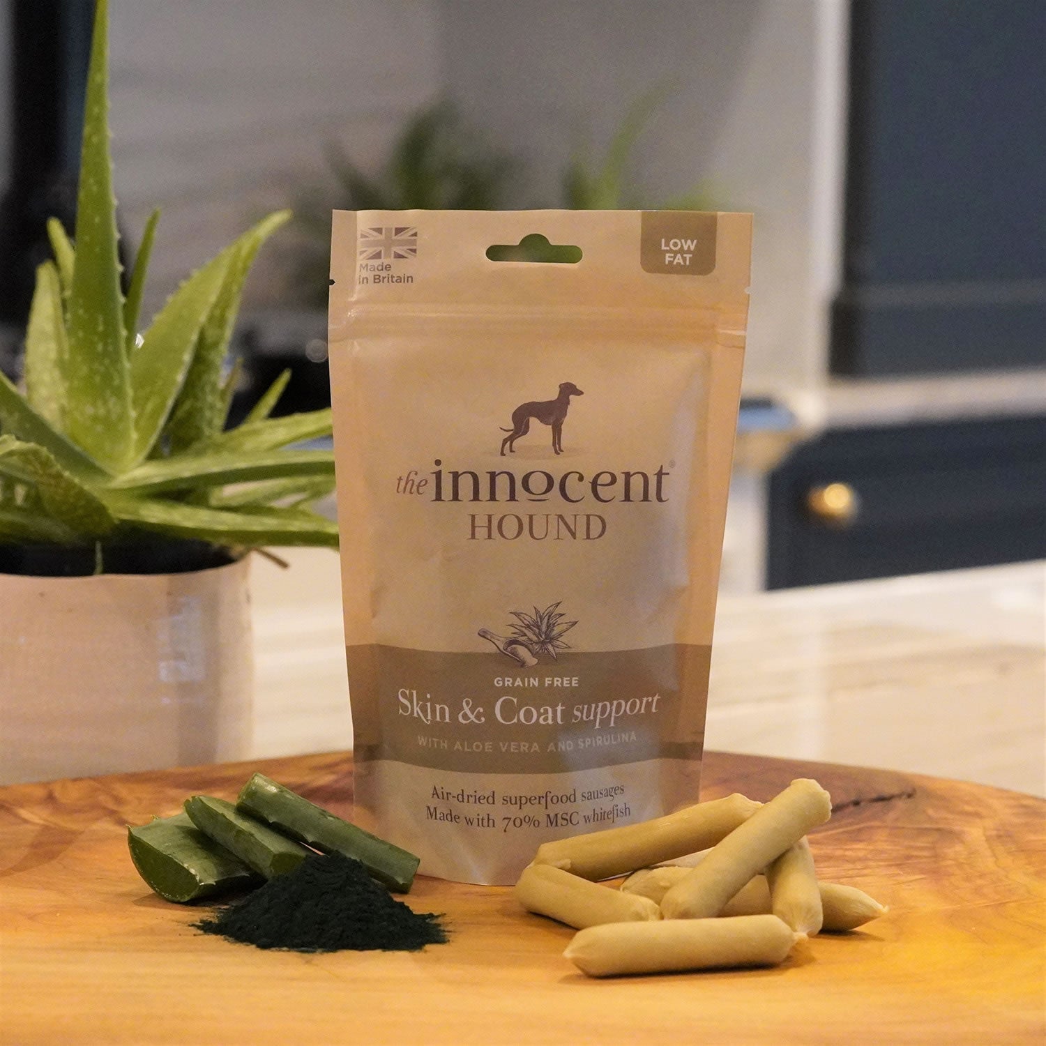The Innocent Hound Skin & Coat Support Sausge Treats