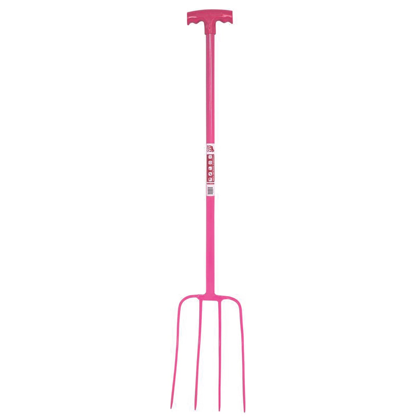 Red Gorilla 4 Prong Manure Fork T-Handle