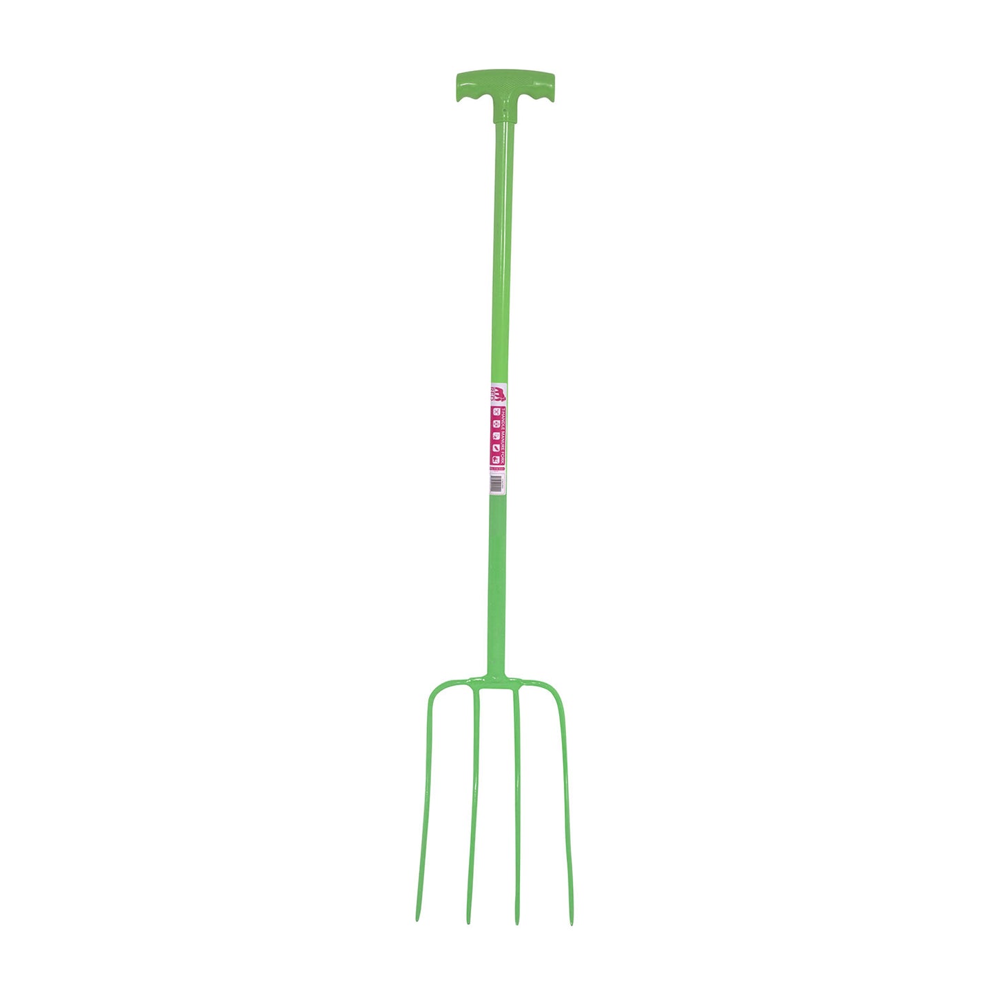 Red Gorilla 4 Prong Manure Fork T-Handle