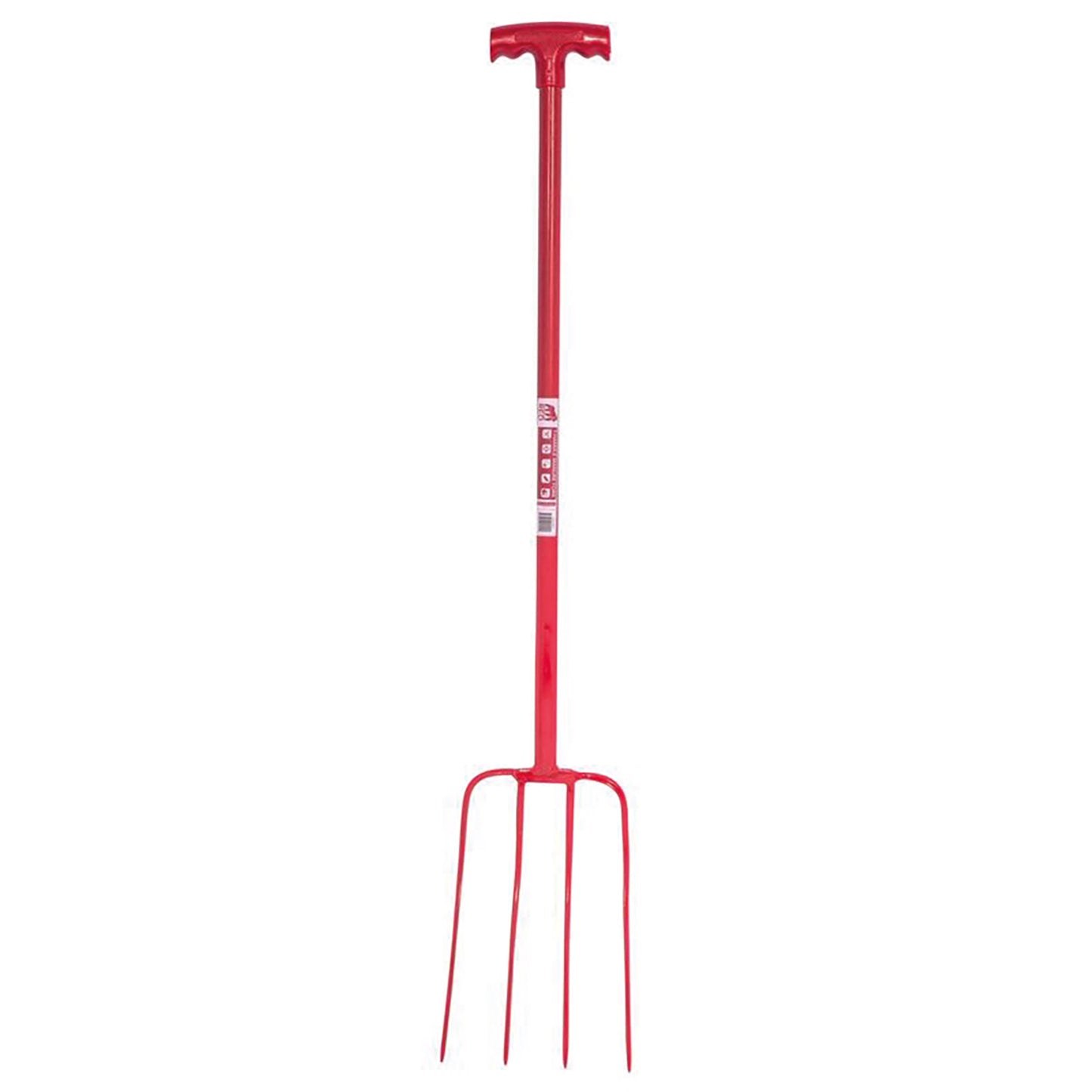 Red Gorilla 4 Prong Manure Fork T-Handle