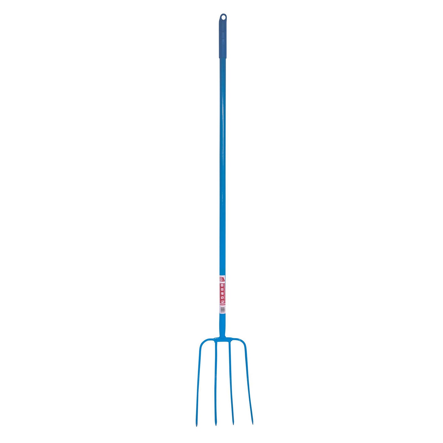 Red Gorilla 4 Prong Manure Fork Straight Handle