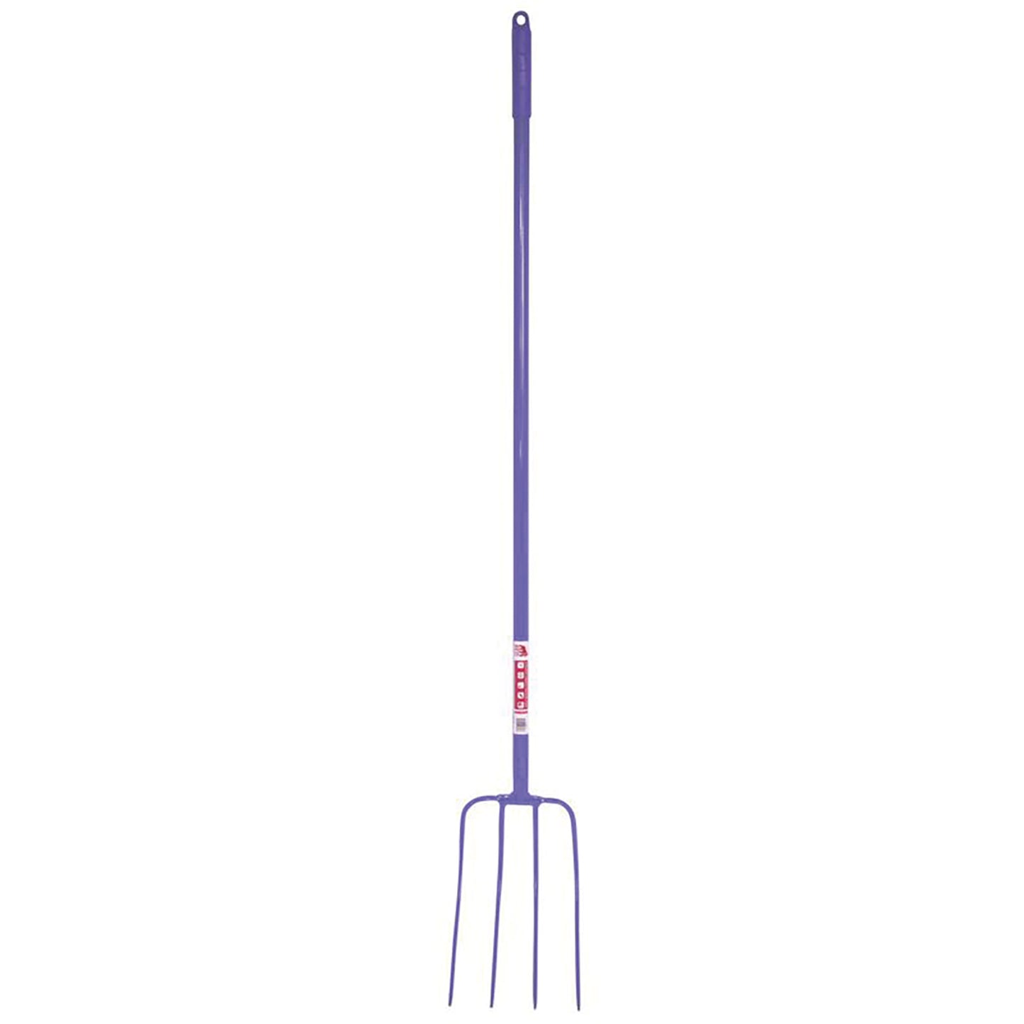 Red Gorilla 4 Prong Manure Fork Straight Handle