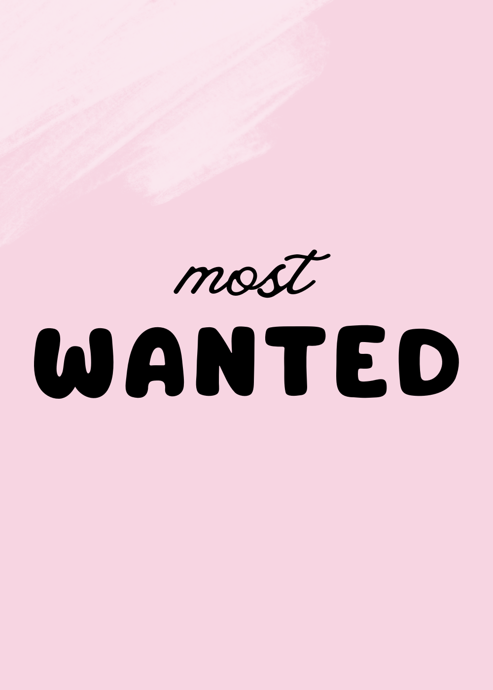 Most Wanted
