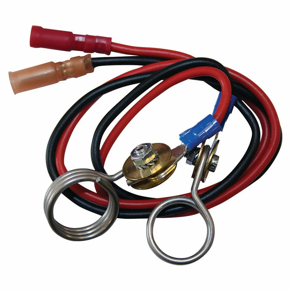 Agrifence 9-12v Battery Leads Spring Clip Connection (H4938)