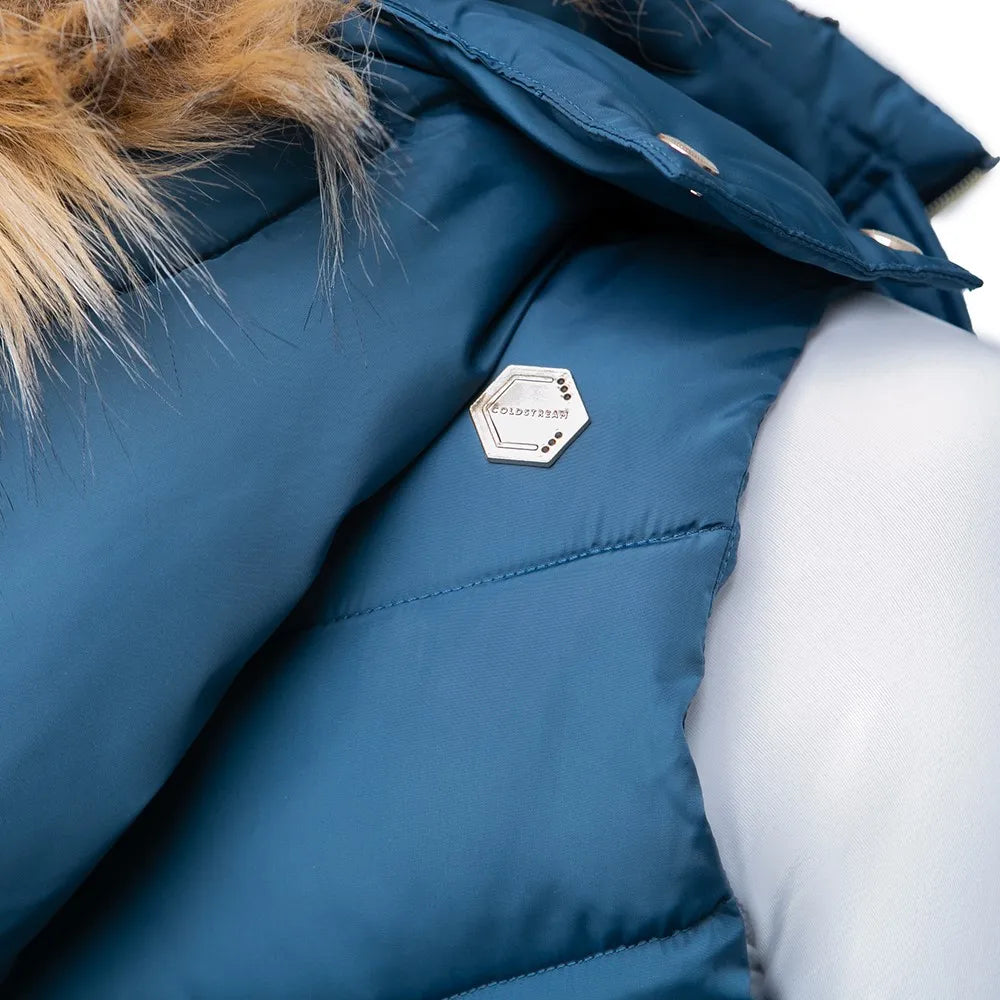 Coldstream Leitholm Quilted Gilet Cool Slate Blue