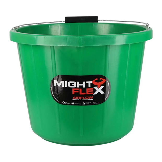 lincoln-mighty-flex-stable-bucket-green-15-litre