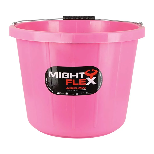 lincoln-mighty-flex-stable-bucket-pink-15-litre