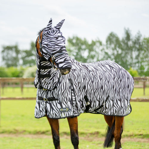 StormX Original Zebra Print Fly Rug