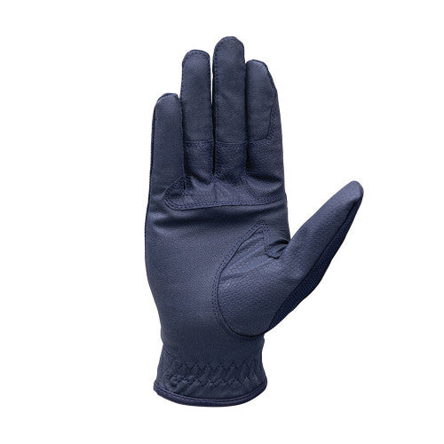 Coldstream Blakelaw Diamante Riding Gloves Navy