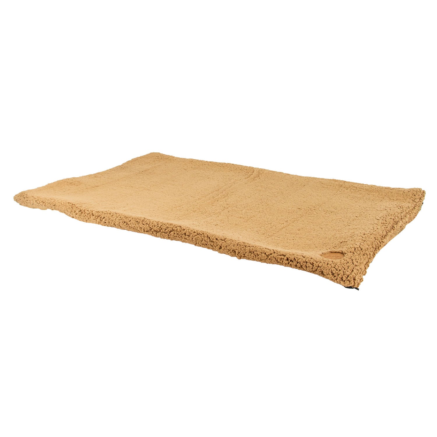 Ancol Sleepy Paws Flat Pad Teddy Fleece Beige