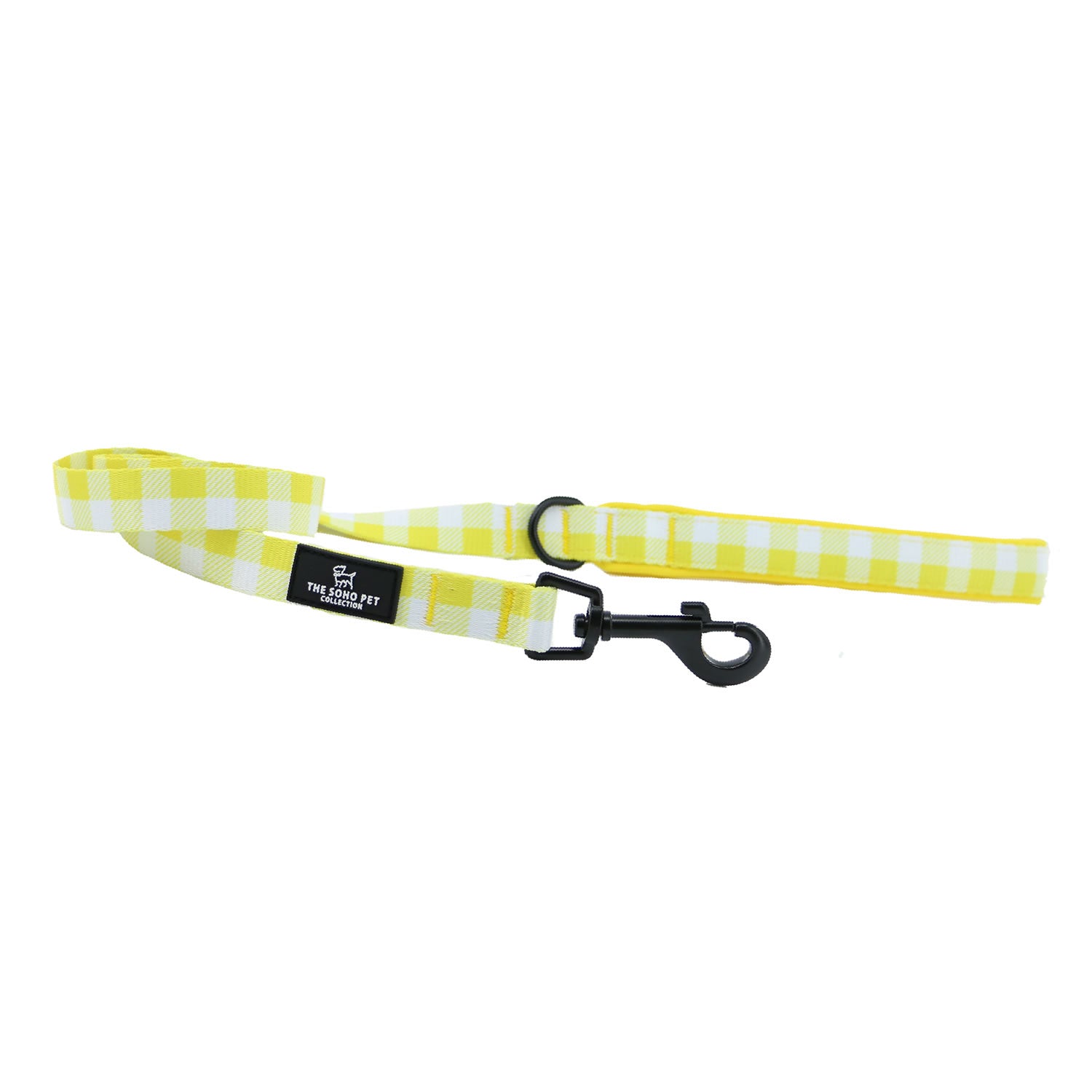 Ancol Soho Pet Lead Yellow Check