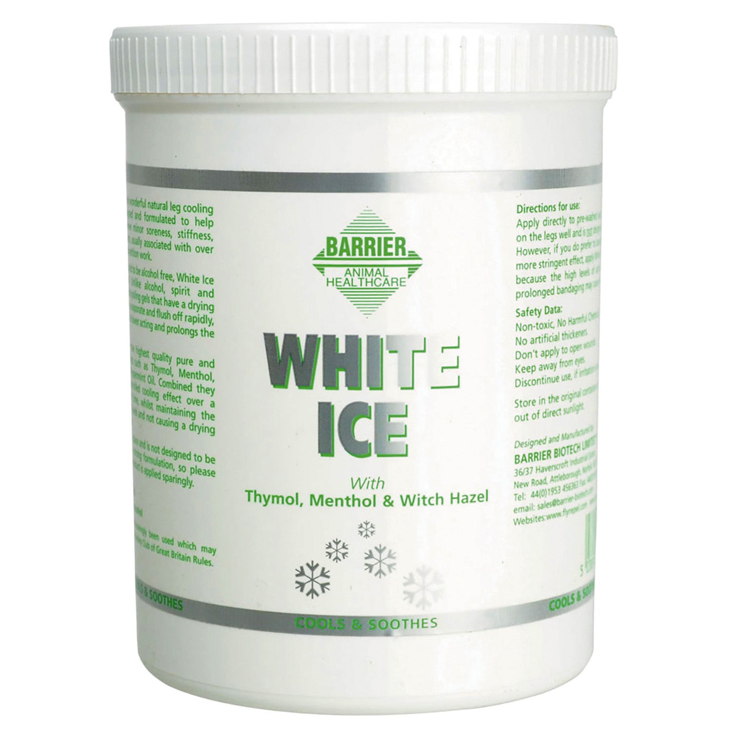 Barrier Animal Health White Ice