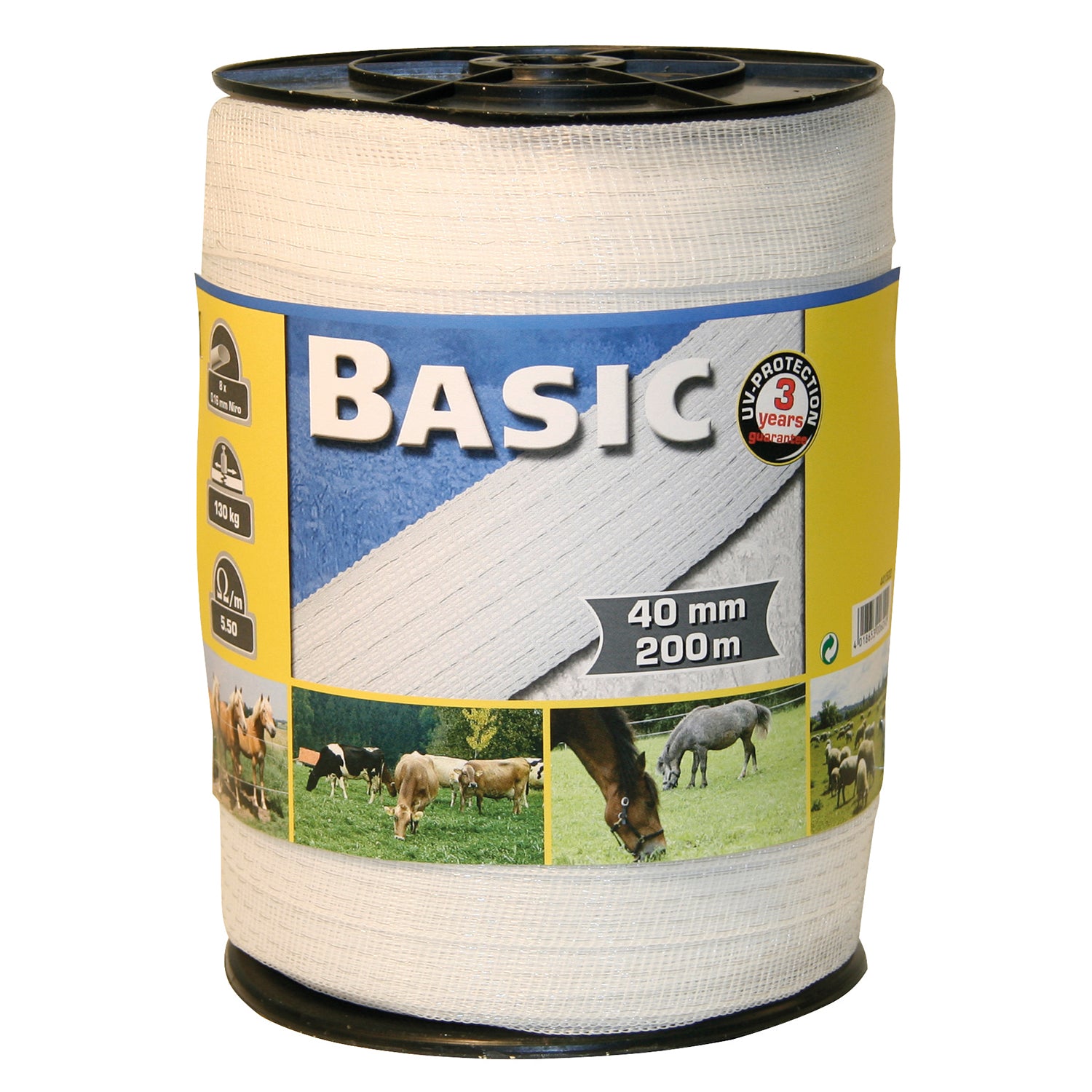 Corral Basic  Fencing Tape 200M X 40Mm