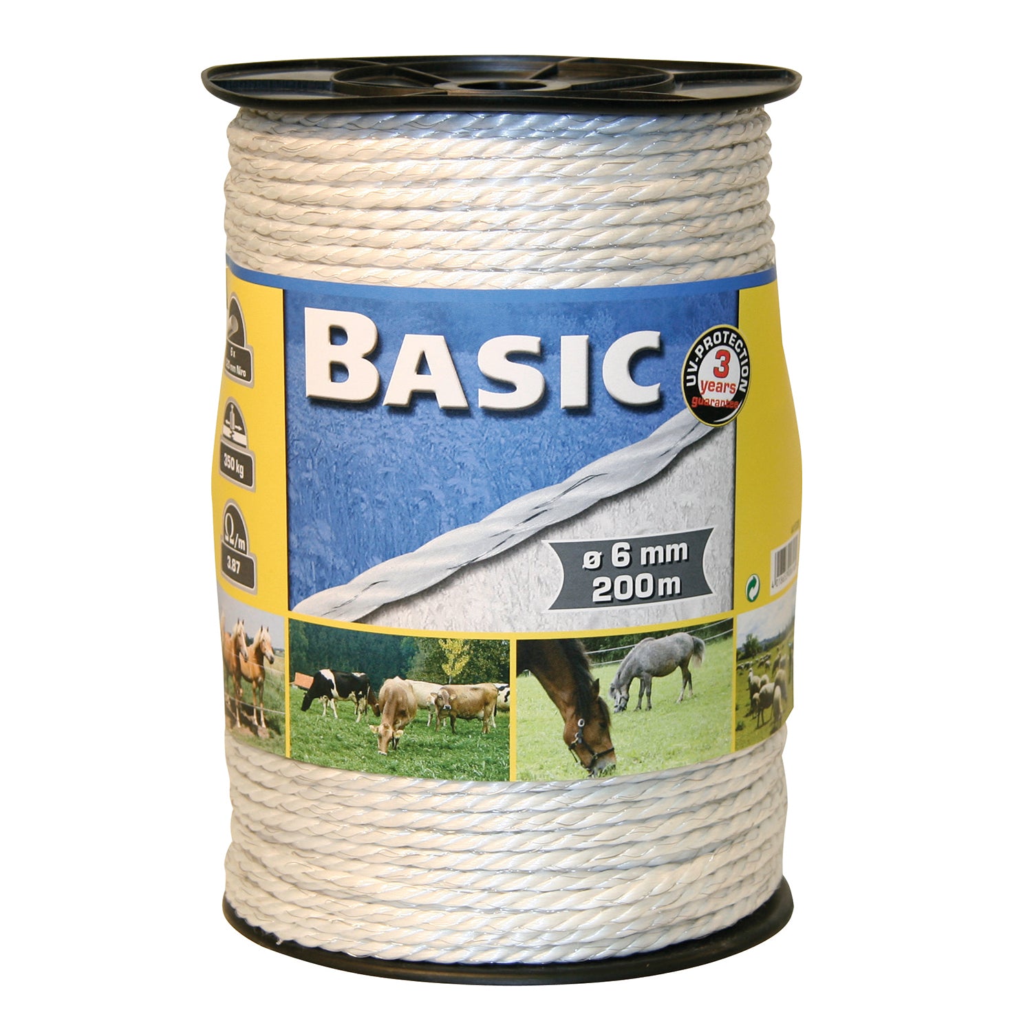 Corral Basic  Fencing Rope with S/Steel Wies 200M
