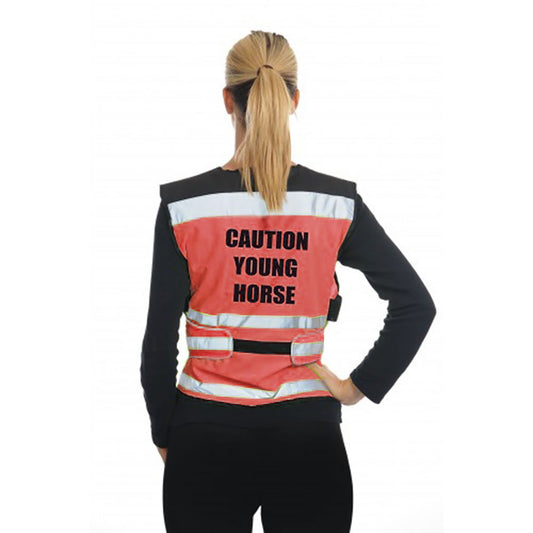 Equisafety Air Waistcoat Caution Young Horse