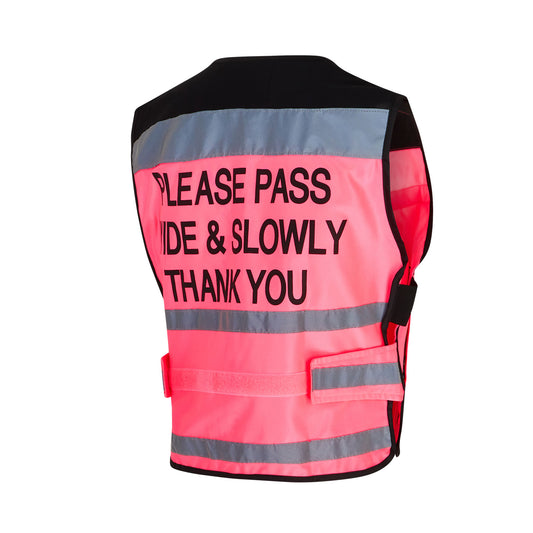 Equisafety Air Waistcoat Please Pass Wide & Slowly