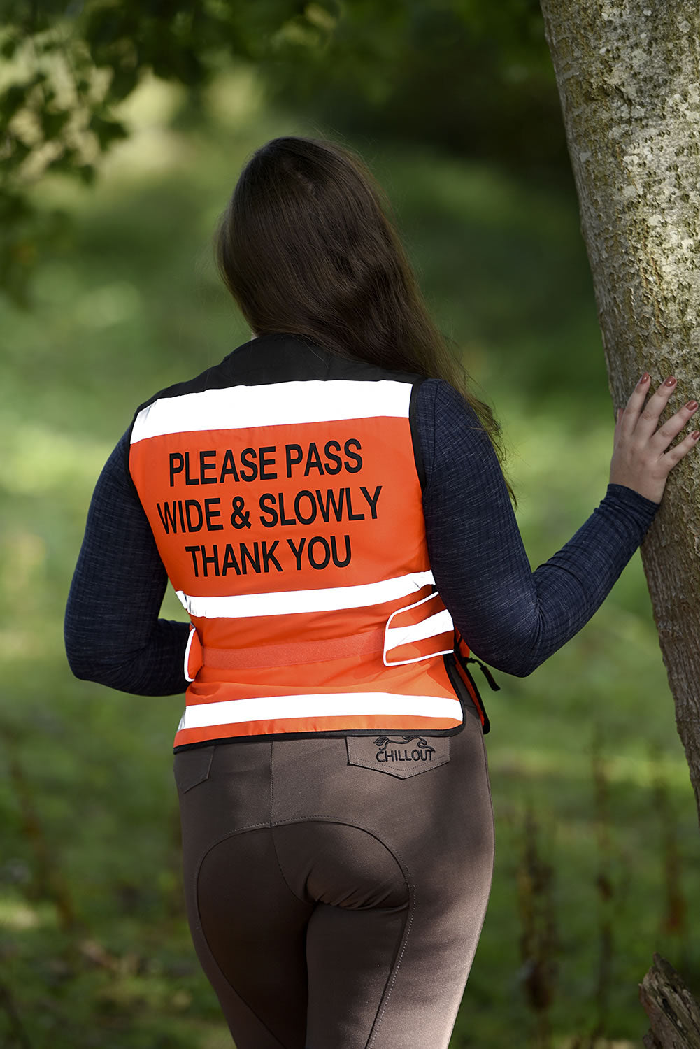 Equisafety Air Waistcoat Please Pass Wide & Slowly