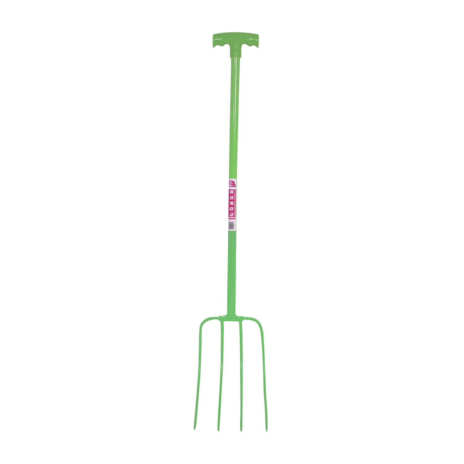 Red Gorilla 4 Prong Manure Fork T-Handle