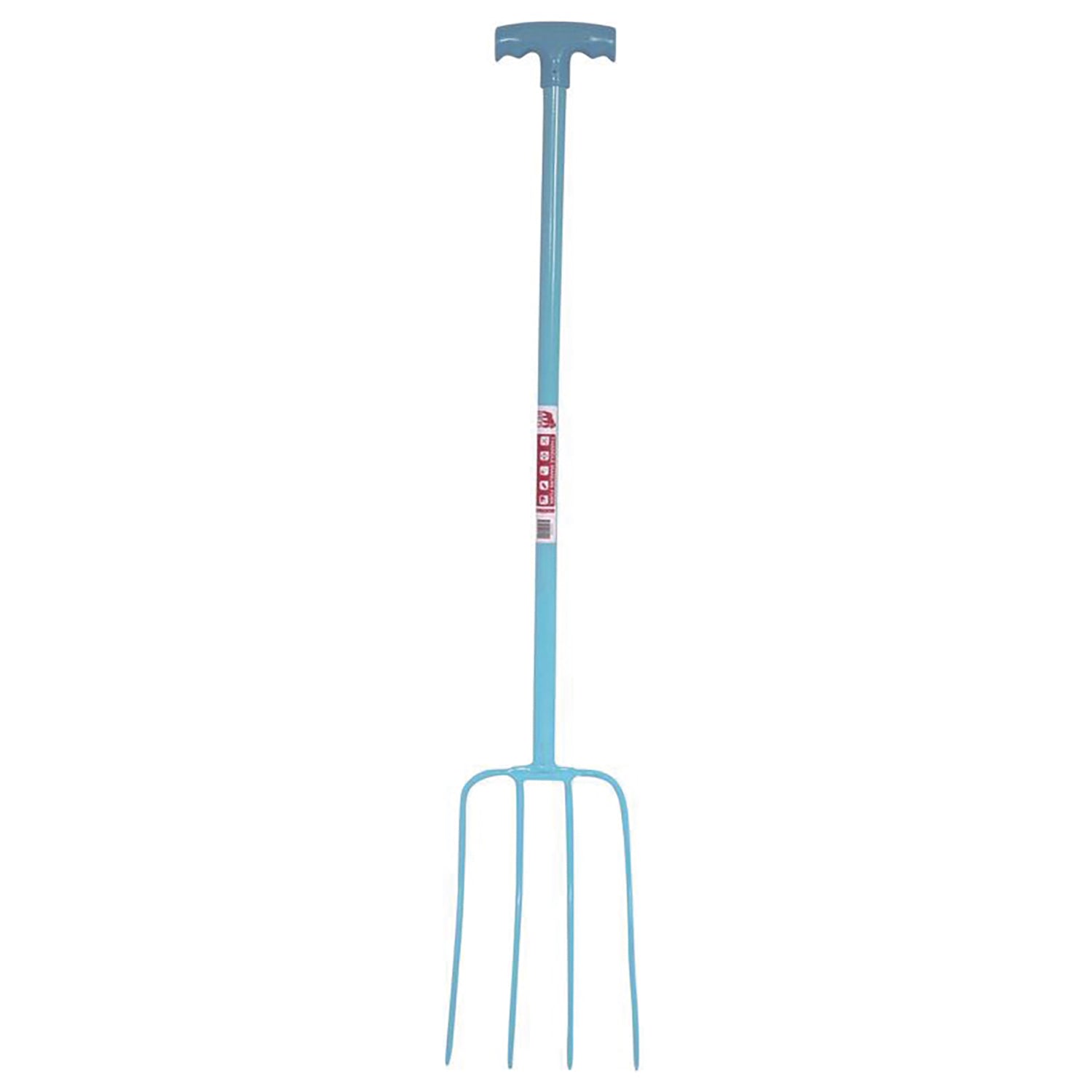 Red Gorilla 4 Prong Manure Fork T-Handle