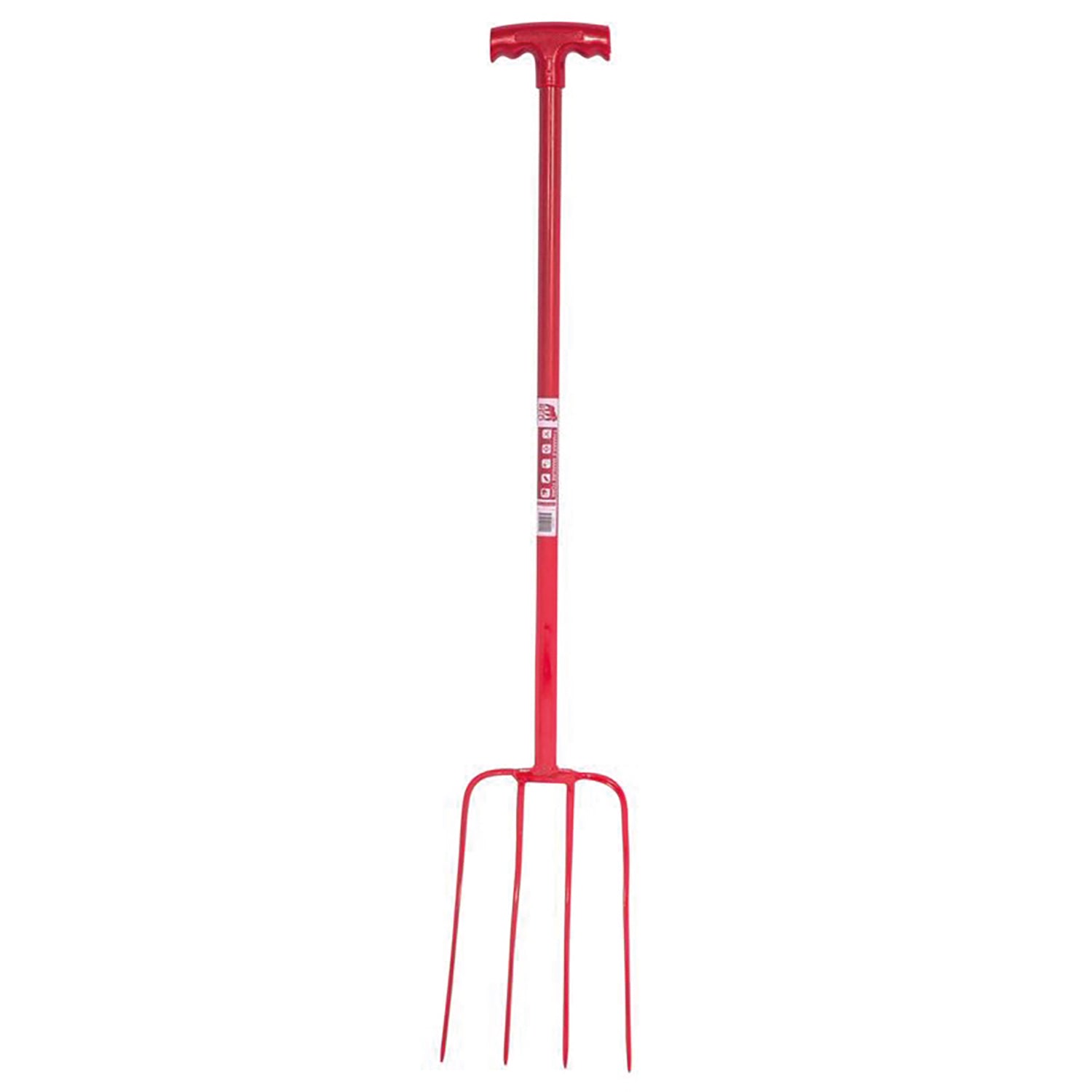 Red Gorilla 4 Prong Manure Fork T-Handle