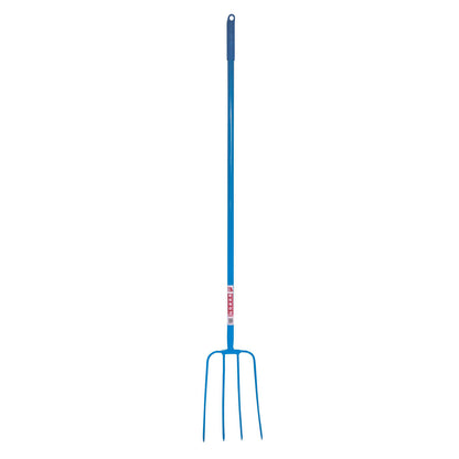Red Gorilla 4 Prong Manure Fork Straight Handle