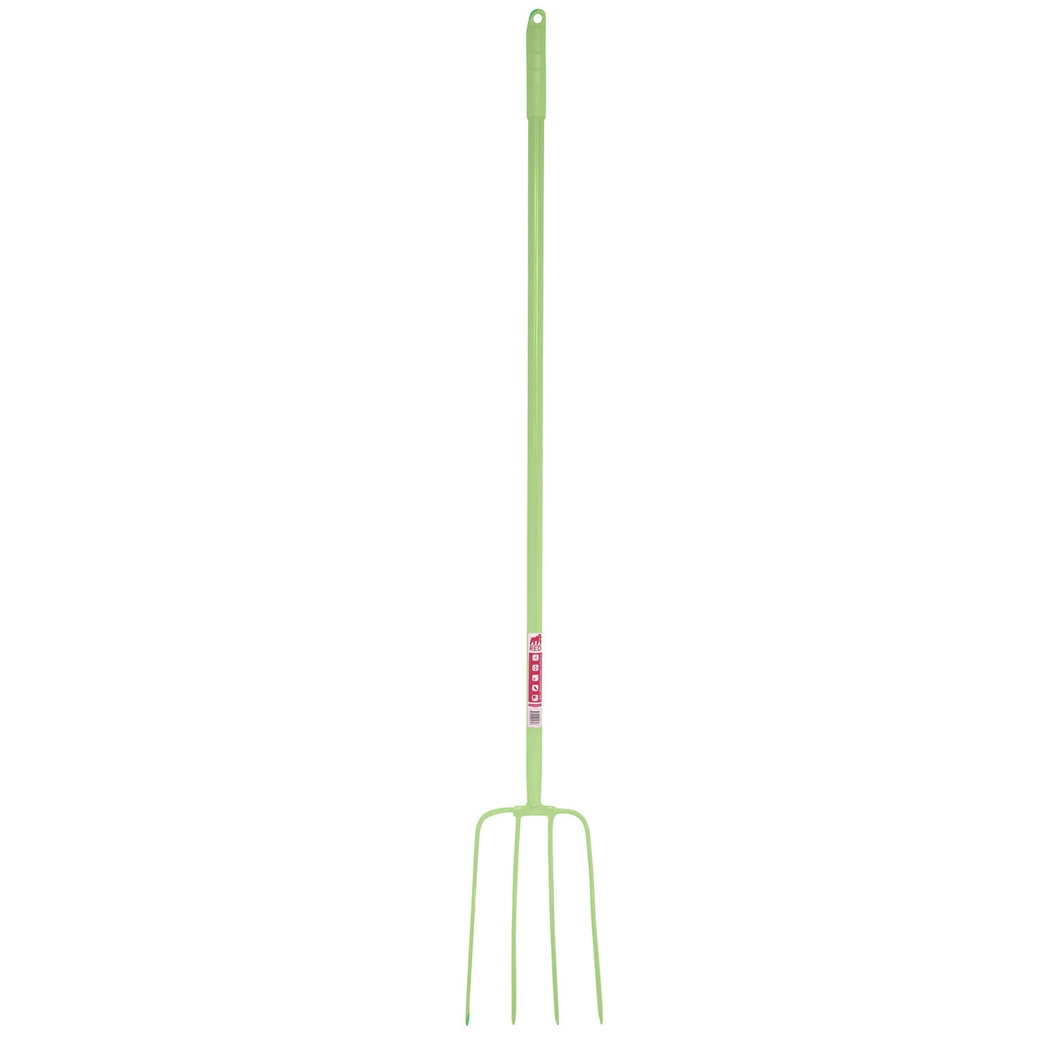 Red Gorilla 4 Prong Manure Fork Straight Handle