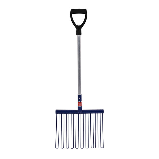 Red Gorilla Rubber Matting Fork D-Grip Short Handle
