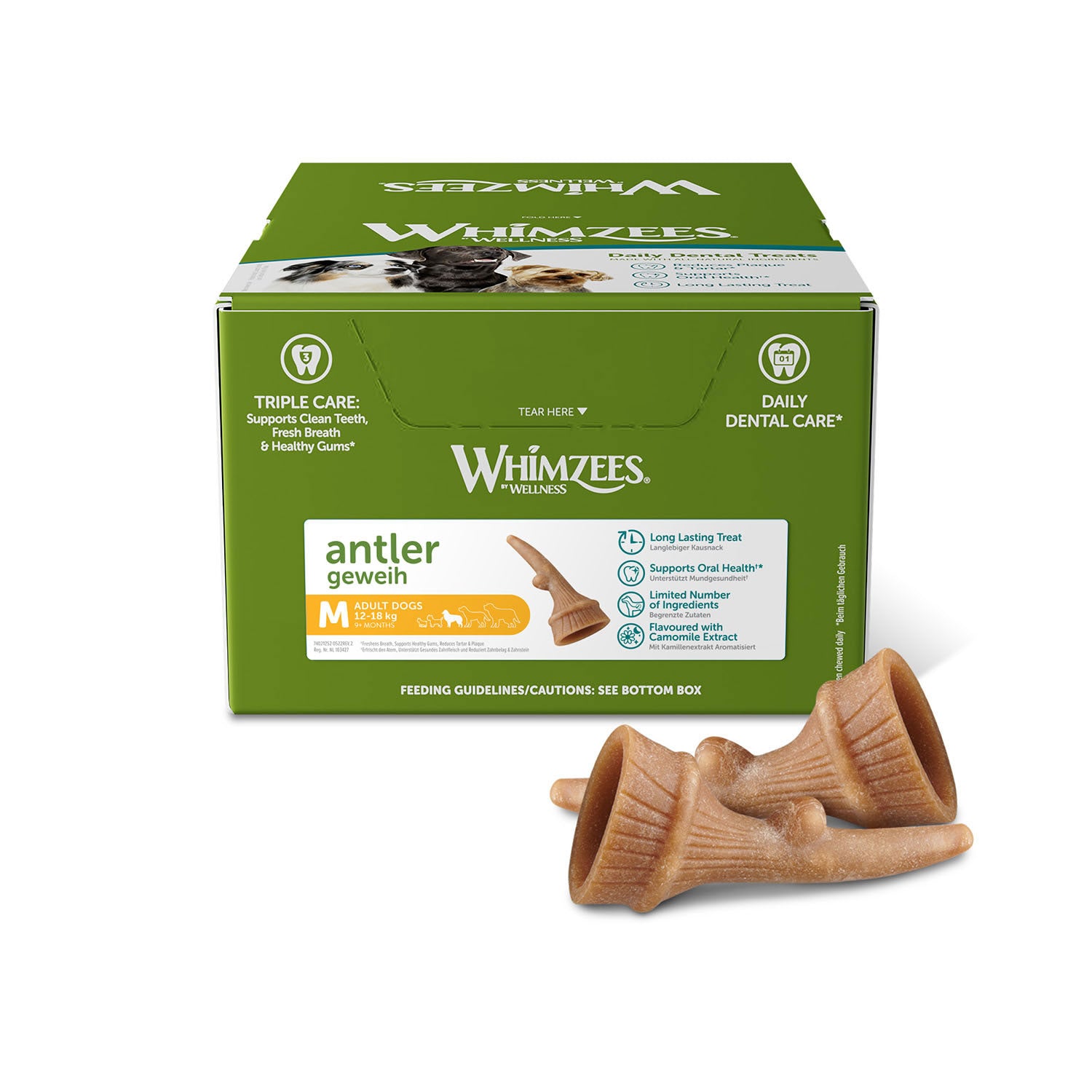 Whimzees Antler Bulk Box