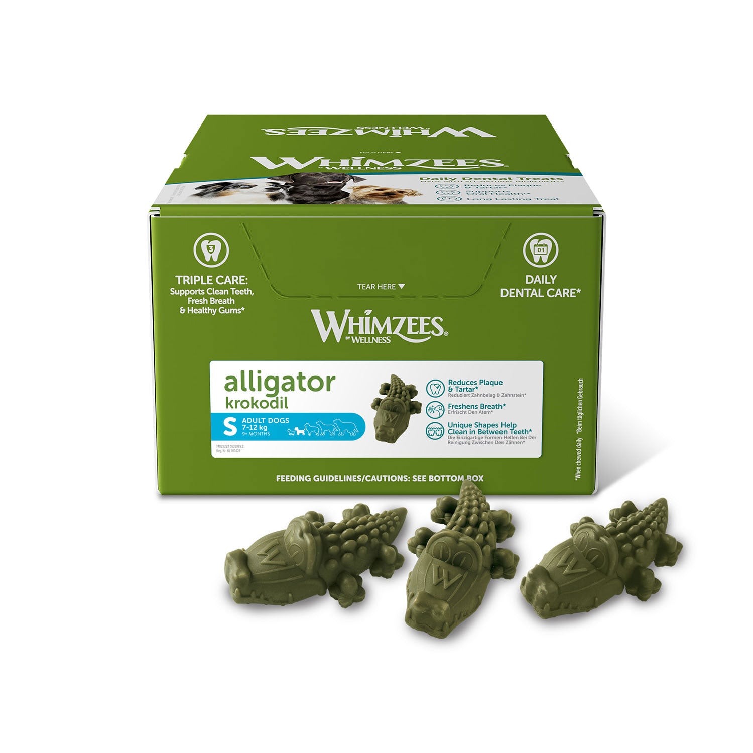 Whimzees Alligator Bulk Box