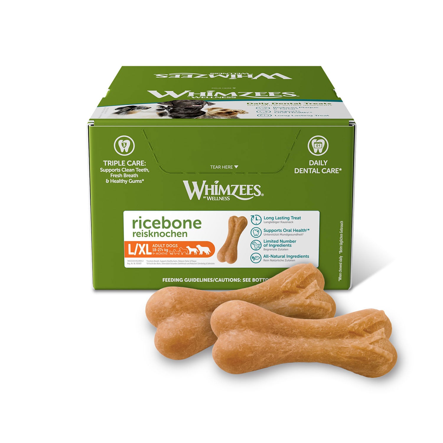 Whimzees Rice Bone Bulk Box