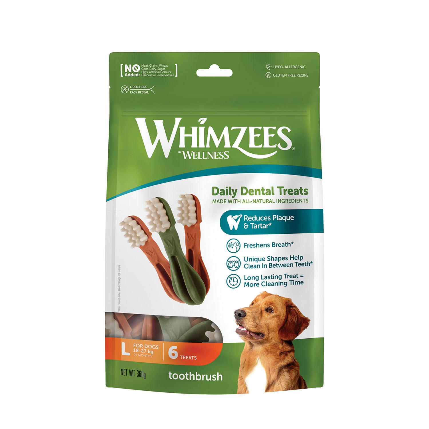 Whimzees Toothbrush Treat Pack