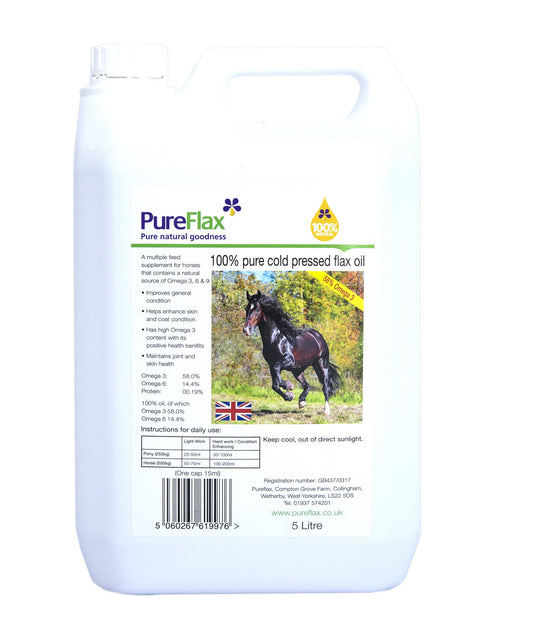Pureflax Linseed Oil For Horses
