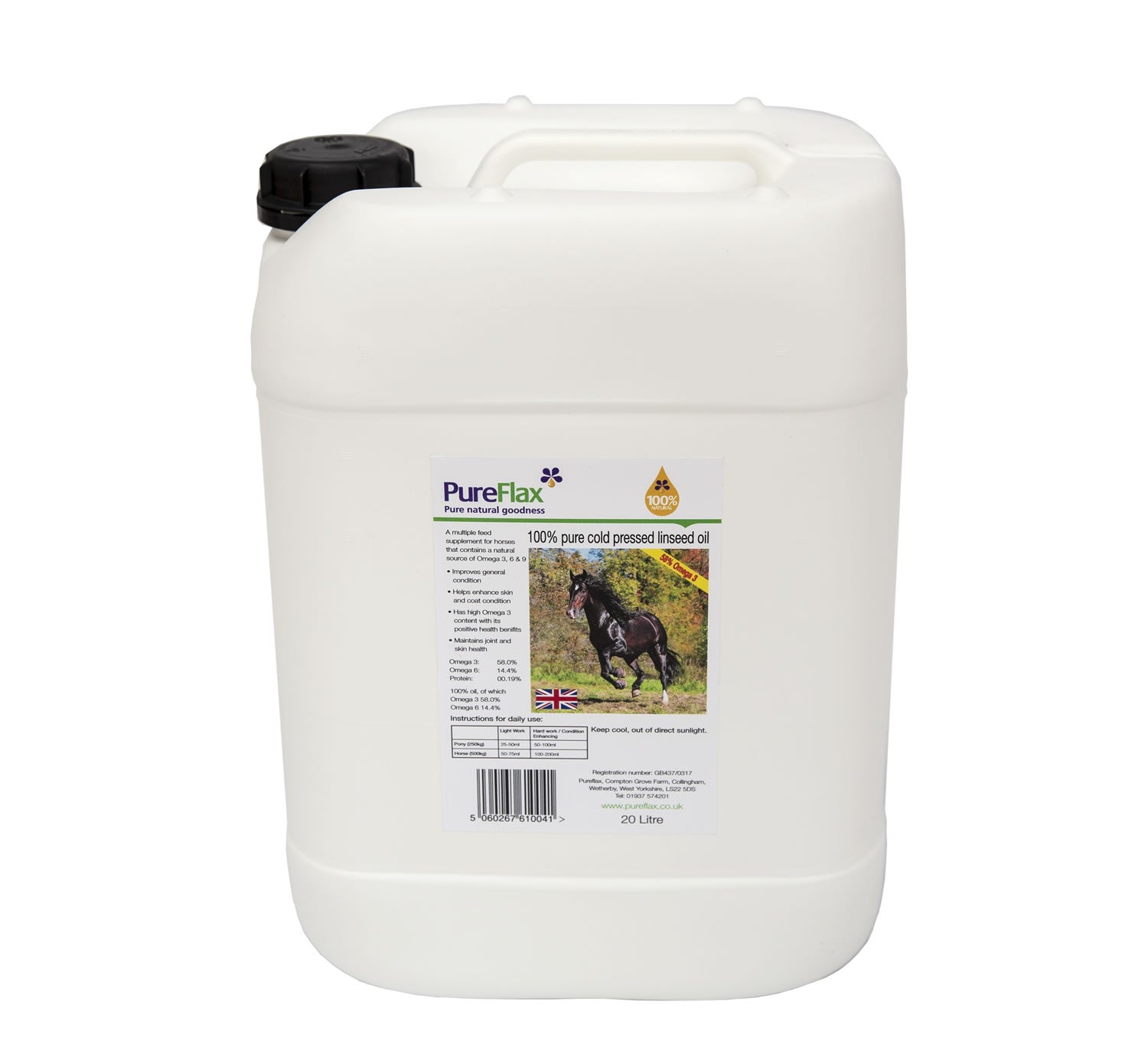 Pureflax Linseed Oil For Horses