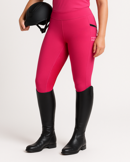 Hot Pink Riding Tights