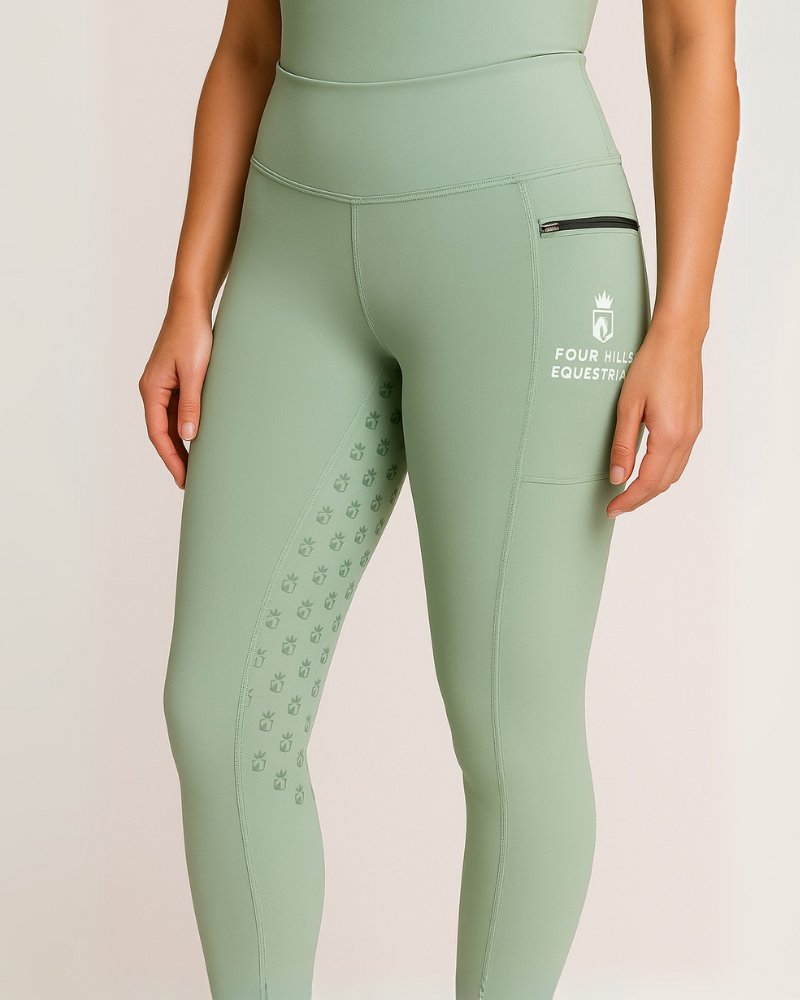 Four Hills Equestrian Matcha Leggings