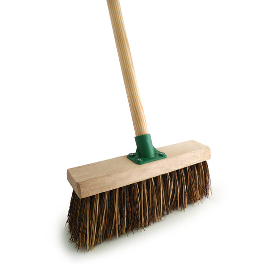 Bentley Brushes Broom Flat Top Bassine With Fitted Handle