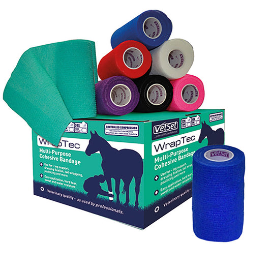 Vetset Wraptec Cohesive Bandage 100Mm