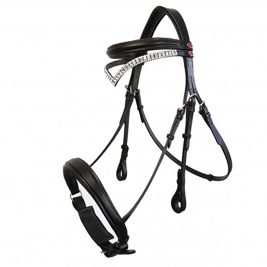 Whitaker Lynton Snaffle Bridle with Spare Browband
